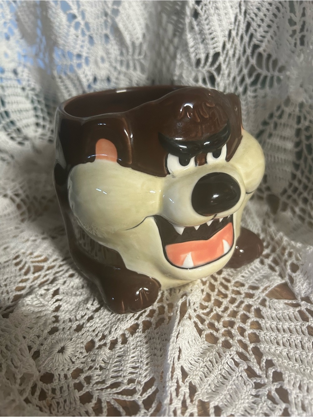 Vintage Looney Tunes 1989 Tasmanian Devil Mug